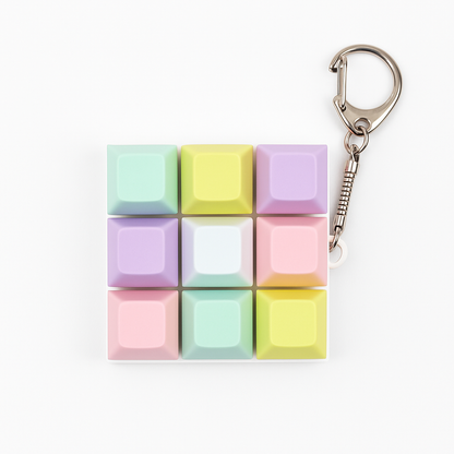 Механическая клавиатура-фиджет с 9 клавишами, изготовленная на заказ.