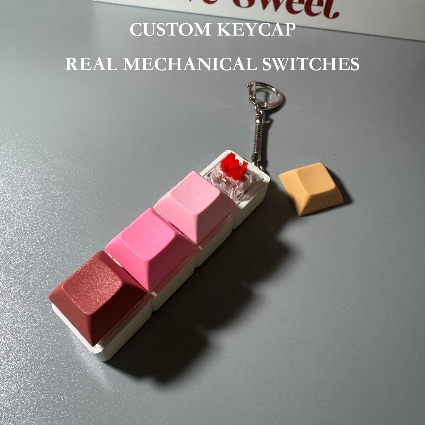 Механическая клавиатура-фиджет с 9 клавишами, изготовленная на заказ.