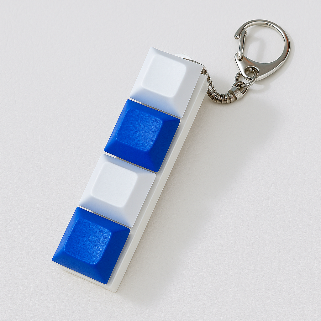 Механическая клавиатура-фиджет с 9 клавишами, изготовленная на заказ.