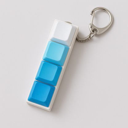 Механическая клавиатура-фиджет с 9 клавишами, изготовленная на заказ.