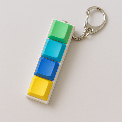 Механическая клавиатура-фиджет с 9 клавишами, изготовленная на заказ.