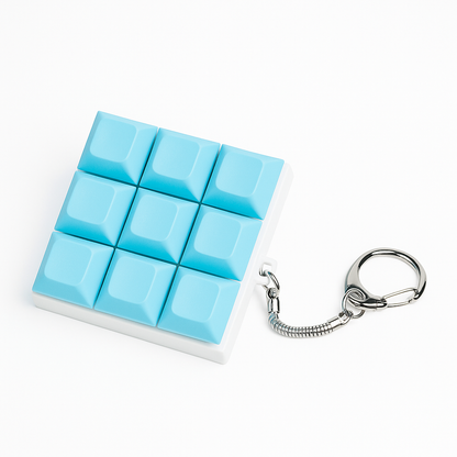 Механическая клавиатура-фиджет с 9 клавишами, изготовленная на заказ.