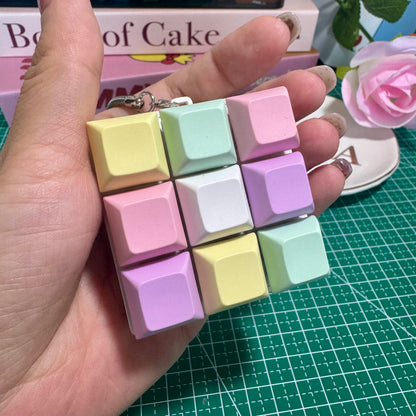 Механическая клавиатура-фиджет с 9 клавишами, изготовленная на заказ.