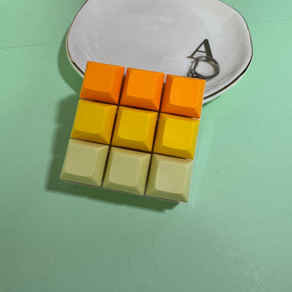 Механическая клавиатура-фиджет с 9 клавишами, изготовленная на заказ.