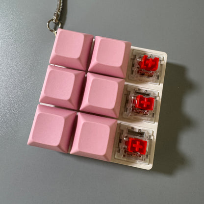 Механическая клавиатура-фиджет с 9 клавишами, изготовленная на заказ.